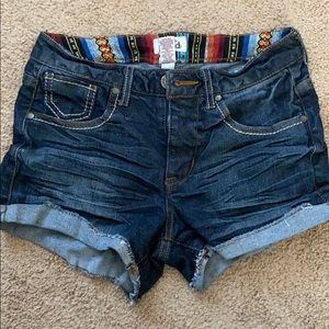 Dark Denim Shorts